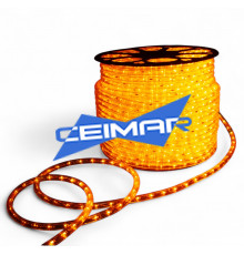 Дюралайт светодиодный трехжильный 11 мм, 100 м, 2400 желтых LED ламп, IP65 (CEIMAR) – D11-YEL