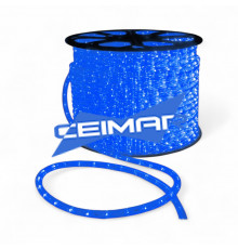 Дюралайт светодиодный трехжильный 13 мм, 100 м, 3600 синих LED ламп, IP65 (CEIMAR) - CMR-100-13-B