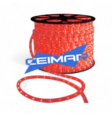 Дюралайт светодиодный трехжильный 13 мм, 100 м, 3600 красных LED ламп, IP65 (CEIMAR) - CMR-100-13-R