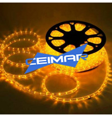 Дюралайт светодиодный трехжильный 11 мм, 50 м, 1200 желтых LED ламп, IP65 (CIEMAR) - CMR-100-11-Y