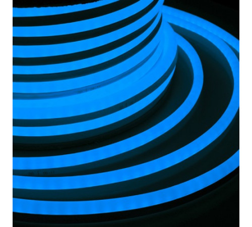 Гибкий неон светодиодный 50 м., 6000 LED 360 (круглый), 14 мм., синий, арт.: 142835B