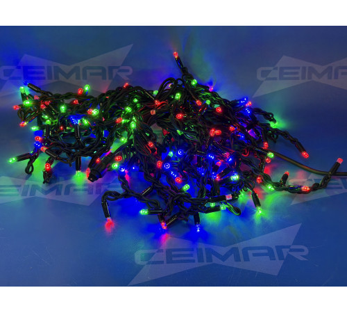 Светодиодная уличная бахрома "CEIMAR" 3.0*0.6, 160 Хамелеон LED ламп, черный КАУЧУК, соединяемая, IP65 - CMR-456-160HM