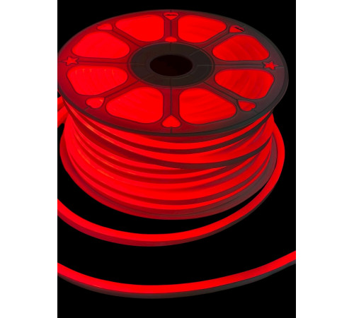 Гибкий неон LED SMD 8х16 мм, красный, 120 LED/м, бухта 50 м + шнур питания "CEIMAR"
