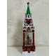 Декоративный фонарь CHRISTMAS «Дед мороз с подарком и мальчиком» с музыкой – CMR 25-127