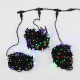 Клип Лайт - Спайдер Curtain Light 3*20м, 594 мульти LED ламп, черный ПВХ, IP54 (CIE LED)
