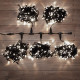 Клип Лайт - Спайдер Curtain Light 100 м, 665 холодных белых LED ламп, черный ПВХ, IP54 (CEI LED)