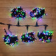 Клип Лайт - Спайдер Curtain Light 100 м, 665 мульти LED ламп, черный ПВХ, IP65 (CEI LED) - CMR-023-603M